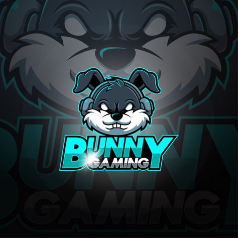 Bunny gaming esport mascot logo Premium ... | Premium Vector #Freepik #vector #logo Bunny Logo Design, Logo Design Gaming, Baby Cartoon Drawing, Channel Logo, Youtube Banner Design, Circle Logo Design, Bunny Logo, Game Logo Design, Boy Illustration