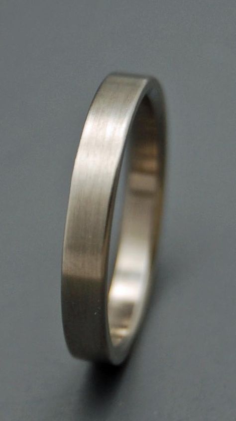 Simple Ring Men, Wedding Bands Men, Grooms Ring, Mens Wedding Rings Titanium, Custom Ring Box, Titanium Wedding Rings, Unique Diamond Engagement Rings, Titanium Wedding Band, Titanium Ring