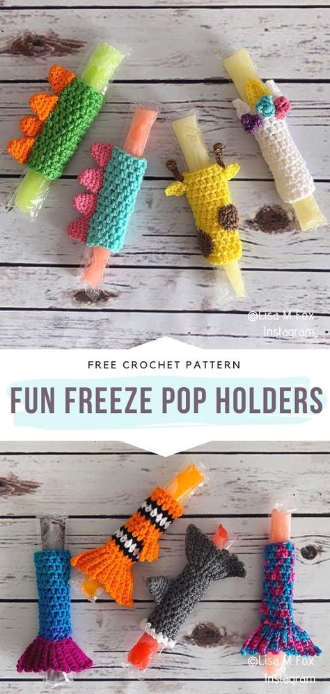 Crochet Pop Holders Crochet Craft Fair, Crochet Project Free, Quick Crochet Projects, Fast Crochet, Kids Crochet Pattern, Quick Crochet Patterns, Easy Crochet Projects, Beginner Crochet Projects, Stitch Crochet