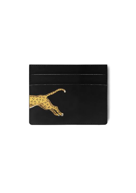 ARTISTIC NOTES Inspired by the mystique of jungle cats, the leopard is a renowned symbol of opulence. Highlighted with gold tones throughout it's rendering. Shop more of our Leopard Collection here. PRODUCT DETAILS - One-of-a-kind. Made to order. - Cardholder with 5 card inserts. - Dimensions: H 3" x W 4". - 100% Microfiber Vegan Nappa leather. - Fabric lining. - Water resistant surface. Wipe clean. - Consciously crafted with a zero waste process. - Supports the creative community. - Hand-crafte Jungle Cats, Statement Bags, Accessory Inspo, Leopard Black, Painted Bags, Fall Lookbook, What In My Bag, Statement Bag, Fancy Bags