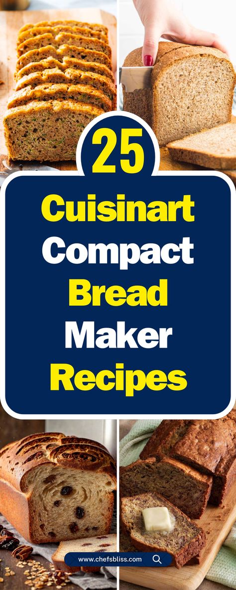 25+ Delicious Cuisinart Compact Bread Maker Recipes for Every Occasion! Bread Recipes For Cuisinart Bread Machine, Mixer Bread Recipes Kitchenaid, Cuisinart Compact Bread Machine Recipes, Cuisinart Bread Machine Recipes Easy, How To Make Bread In A Bread Maker, Bread Maker Bread Recipes, Cuisinart Bread Maker Recipes, Miche Bread Recipe, Breadmaker Recipes Bread Machines