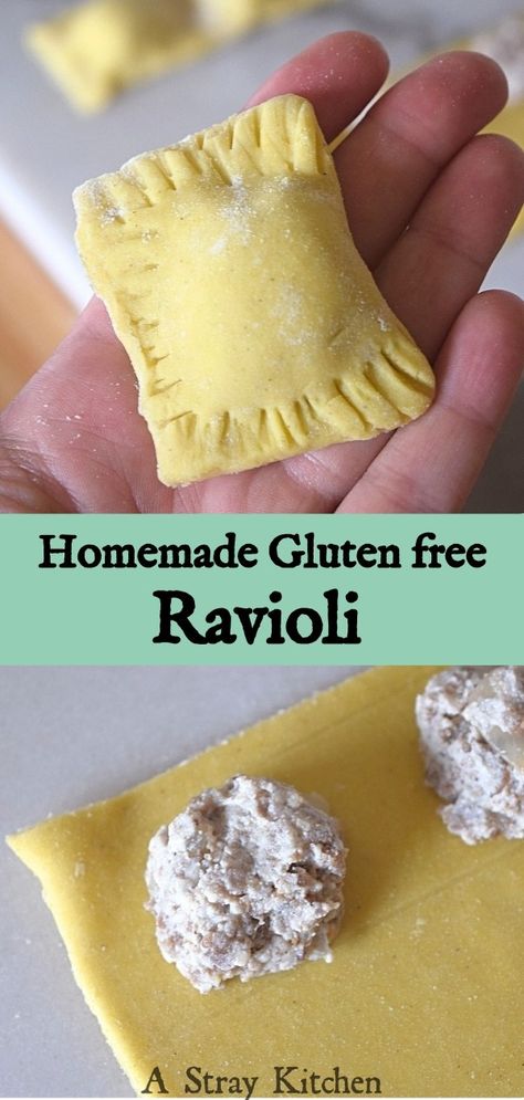 Gluten Free Ravioli Recipe, Gluten Free Ravioli, Ravioli Recipe, Gaps Diet, Gluten Free Living, Homemade Gluten Free, Gluten Free Recipes For Dinner, Gluten Free Dairy Free Recipes, Gluten Free Eating