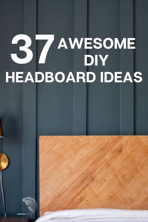 Bed Headboard Ideas, Diy Headboard Ideas, Diy Wood Headboard, Diy Bed Headboard, Boho Headboard, Simple Bed Designs, Simple Headboard, How To Make Headboard, Headboard Ideas