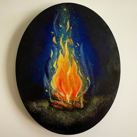 Acrylic painting. Fire painting. Camping. Fire. Acrylic Fire Painting, Fire Painting Acrylic Easy, Painting Fire, Vinyl Paintings, Camping Fire, Children Drawing, Fire Drawing, Fire Painting, Fire Art