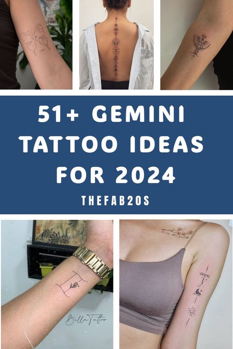 Looking for Gemini tattoo ideas for women and men?! If you want unique, minimalist Gemini tattoos to get inspired, we've got you covered with some gorgeous zodiac tattoo ideas HERE Gemini Cat Tattoo, Moon Gemini Tattoo, Geometric Gemini Tattoo, Gemini Tattoo Designs Unique, Gemini Tattoo For Women, Gemini Sign Tattoo, Gemini Tattoos, Gemini Zodiac Tattoos, Gemini Tattoo Designs