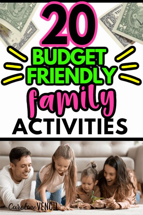 Cheap Family Activities, Free Family Activities, Ideas For Fun, Paying Off Debt, Fun Indoor Activities, Money Saving Mom, Fun Activities To Do, Fun Family Activities, Free Activities