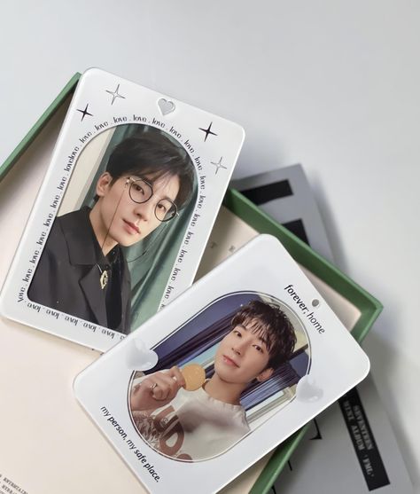 Seventeen Photocard Holder, Photocard Holder Aesthetic, Acrylic Pc Holder, Pc Holder Kpop, Card Holder Aesthetic, Wonwoo Photocard, Card Holder Kpop, Photocard Design, Acrylic Photocard Holder