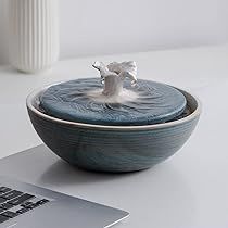 Ceramic Indoor Water Fountain, Small Indoor Water Fountains, Desktop Water Fountain, Office Blue, Diy Water Fountain, Outdoor Water Feature, Tabletop Water Fountain, Indoor Water Fountains, Cat Fountain