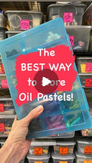 Cassie Stephens on Instagram: "How do you store oil pastels in your art room? THIS…is the way, I tell ya!!" Oil Pastel Storage Ideas, Oil Pastel Organization, Oil Pastel Storage, Art Organisation, Cassie Stephens, Kindergarten Projects, School Kindergarten, Art Cart, Oil Pastel Art