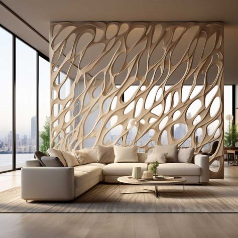 6+ Modern Partition Trends Transforming Living Room Interiors • 333+ Images • [ArtFacade] Creative Room Dividers, Modern Partition, Modern Partition Walls, Wood Partition, Living Room Interiors, Wall Partition Design, Wooden Partitions, Kids Studio, Tiny Studio