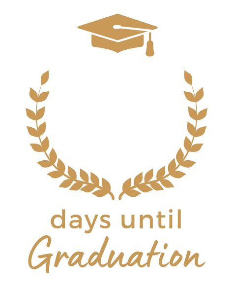 days until graduation free printable countdown sign for frame, dry-erase marker Graduation Countdown, Italian Soda Bar, Soda Bar, Countdown Sign, House Makeovers, Graduation Signs, Dry Erase Markers, Printer Paper, Printable Signs