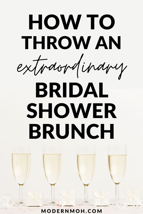 Bridal Shower Brunch Ideas, Shower Brunch Ideas, Brunch Sign, Wedding Shower Brunch, Brunch Decor, Simple Bridal Shower, Brunch Bubbly, Bridal Shower Planning, White Bridal Shower