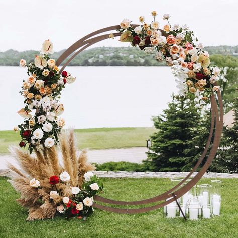 Boho wedding altar