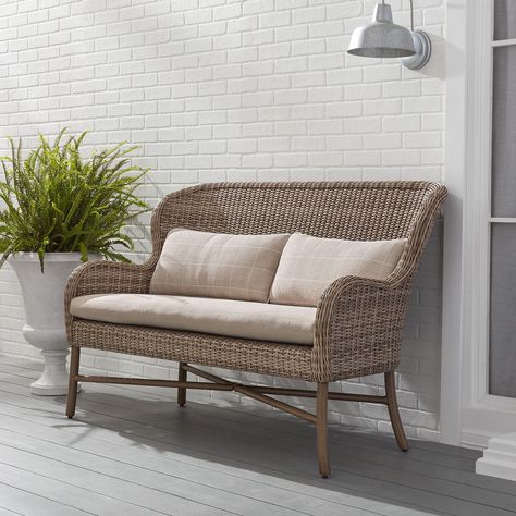 Member's Mark Rosehill High-Back Bench - Sam's Club Front Porch Loveseat Ideas, Porch Loveseat, High Back Bench, Stylish Outdoor Furniture, Members Mark, Outdoor Setting, Metal Frames, Chair Bench, Sam's Club