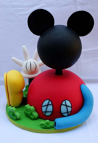 Bolo Do Mickey Mouse, Mickey Mouse Clubhouse Cake, Mickey Mouse House, Mickey And Minnie Cake, Mickey Mouse Birthday Cake, Mickey Mouse Themed Birthday Party, Mickey Mouse First Birthday, Mickey Mouse Clubhouse Birthday Party, Mickey Cakes