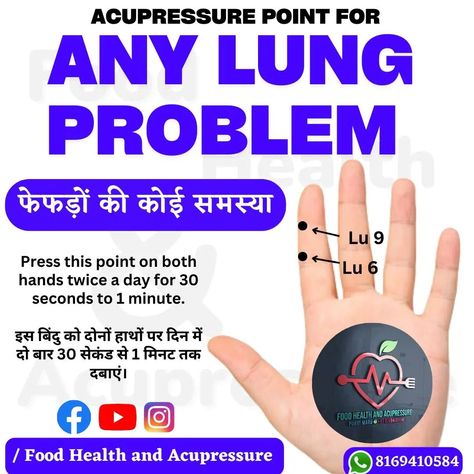 Hand Pressure Points, Reflexology Points, Acupressure Point, Asthma Relief, Lung Health, Acupressure Therapy, Pressure Point, Lungs Health, Acupuncture Points