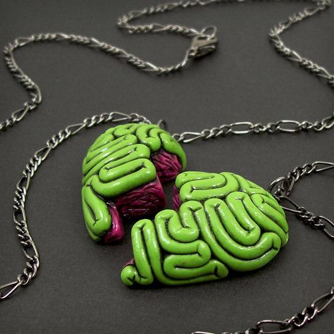 Creation Art, Bff Necklaces, Best Friend Necklaces, Scene Kids, Friend Necklaces, Funky Jewelry, Polymer Clay Charms, Clay Charms, Polymer Clay Art