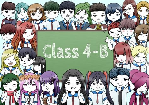 Some Comic Skits about 4th year highschool students of section 4 - B #highschool #comicskit #ibispaintx #class Class Group Chat Profile Pic, Class Group Photo, Outfits Aesthetic Grunge, Welcome To Class, Checker Wallpaper, Group Photos, Awesome Anime, Galaxy Wallpaper, Anime Chibi