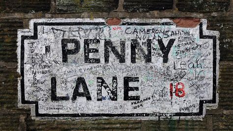 Liverpool Poster, Liverpool Home, Liverpool England, Bon Weekend, Classic Songs, The Fab Four, Penny Lane, Street Sign, Ringo Starr