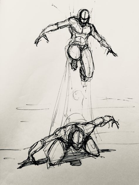 ‪#animation #sketch #dynamic #poses #leap #sketchbook #gesture #mikephillipsart #pose #keyframes 199/365 #pose #landing #artist ‬ Landing Reference Pose, Action Sketch Poses, How To Draw Action Poses, Landing Pose Reference Drawing, Leaping Pose Reference, Wild Poses Reference, Dynamic Action Poses Reference Drawing, Landing Pose Drawing, Dynamic Poses Drawing Male