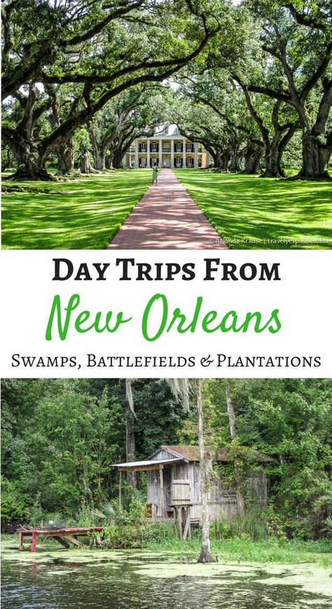 3 Great Day Trips From New Orleans- Swamps, Battlefields & Plantations (Blog post, travelyesplease.com) | #UnitedStates #Louisiana #NewOrleans Louisiana Vacation, Southern Usa, New Orleans Vacation, Louisiana Travel, New Orleans Travel, Dream Trip, Usa Travel Destinations, New Orleans Louisiana, United States Travel