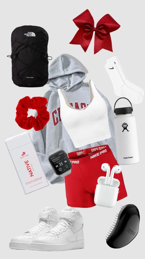 Cheer Training Outfit, Preppy Cheer Practice Outfits, Cheer Wishlist, Cheerleading Outfits Aesthetic, Cheerleading Outfits For Practice, Cheer Outfits For Practice, Cheer Fits, Cheer Practice Outfits, Cheer Clothes