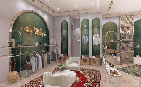 Retail Store Design - Gucci Retail Store :: Behance Fashion Retail Interior, Luxury Clothing Store, Luxury Retail Store, Home Spa Room, Clothes Furniture, Retail Store Interior Design, Clothing Store Interior, Clothing Store Design, Store Design Boutique