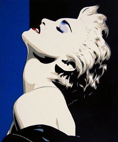 Madonna Eras, Madonna Artwork, Madonna Drawing, Digital Art Couple, Madonna Painting, Marilyn Monroe Artwork, Madonna Art, Hollywood Art, Art Couple