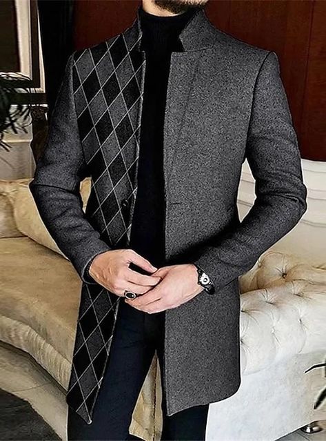 Business Casual Coat, Graphic Jacket, Streetwear Coat, Graphic Jackets, Wool Fashion, Fashion Stand, Graduation Outfits, Pose Fotografi, Dress Suits For Men