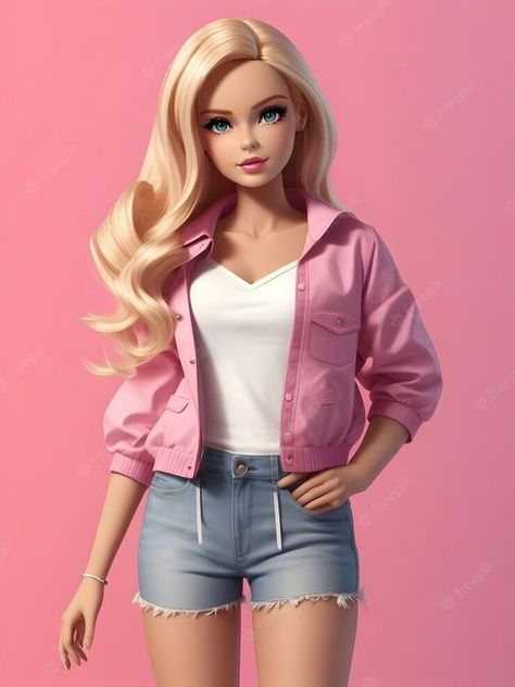 Barbie Images Cute, Barbie Wallpaper, Barbie Chelsea Doll, Doll Pictures, Barbie Drawing, Dress Barbie Doll, Barbie Box, Bad Barbie, Barbie Cartoon