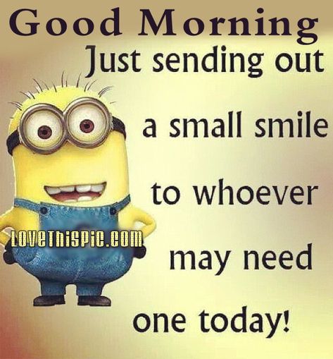 Good Morning Minion Quote Good Morning Minions, Despicable Me Memes, Haha Quotes, Minions Images, Quote Pictures, Funny Good Morning Quotes, Morning Quotes Funny, Minion Quotes, Minions Quotes