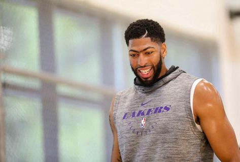 Anthony Davis Willing to Play Some Center for the Lakers Anthony Davis Haircut, Brook Lopez, Nba Tickets, Dwight Howard, Lonzo Ball, Sports Coach, Anthony Davis, Nba Season, Nba News