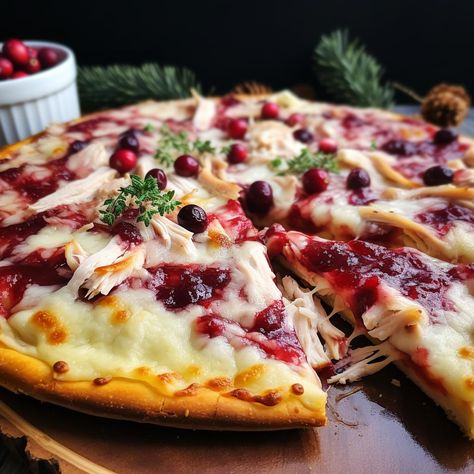 Hey food lovers! Nadia Amin here, ready to tantalize your taste buds with my irresistible Thanksgiving Leftover Turkey and Cranberry Pizza recipe! Trust me, this pizza is a game-changer for utilizing those post-Thanksgiving leftovers in … Leftover Turkey And Cranberry Pizza, Turkey And Cranberry Pizza, Turkey Cranberry Pizza, Thanksgiving Pizza Leftover, Thanksgiving Leftover Turkey And Cranberry Pizza, Turkey Pizza Recipes, Healthy Turkey Recipes Leftovers, Friendsgiving Main Dish Ideas, Christmas Pizza Ideas