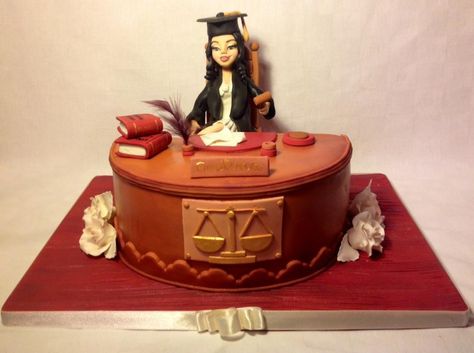 She magistrate Lawyers Quotes, Law Cake, Lawyer Cake, Apartment Facade, Law School Graduation Party, Diva Cakes, Congratulations Cake, Teacher Cakes, Graduation Party Cake