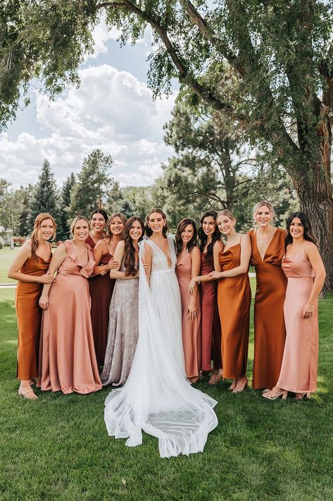 Bridesmaid Palette, Bridesmaid Dresses Color Palette, Bridesmaid Color Palette, Bridesmaid Dress Color Schemes, Bridesmaid Color Scheme, Bhldn Bridesmaid Dresses, Fall Bridesmaids, Fall Palette, Fall Bridesmaid Dresses