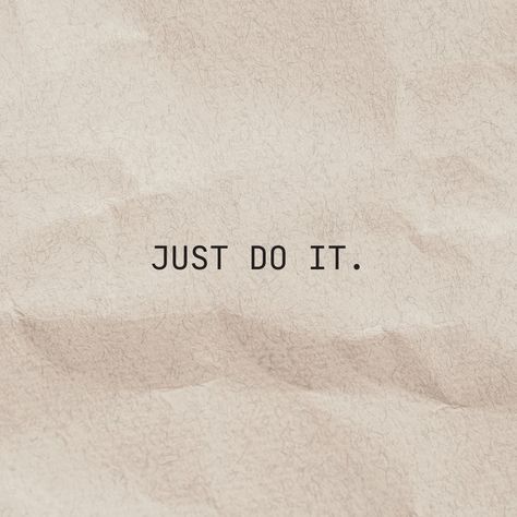 💥 Just do it. Stop overthinking and take that first step—it's the only way forward. 💪 . . . . . . #JustDoIt #ActionOverWords #Motivation #GetStarted #NoExcuses #TakeAction #MakeItHappen #SuccessStartsNow Brown Quotes, Stop Overthinking, Quote Wallpaper, Decor Quotes, Take Action, Make It Happen, The Only Way, Meaningful Quotes, Just Do It