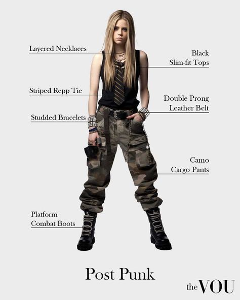 Modern Punk Rock Fashion, Punk Rock Inspired Outfits, Pop Punk Fashion Women, Pastel Goth Masculine, Casual Punk Fashion, Old Punk Fashion, Punk Female Outfit, Modern Punk Fashion Woman, Female Punk Outfits