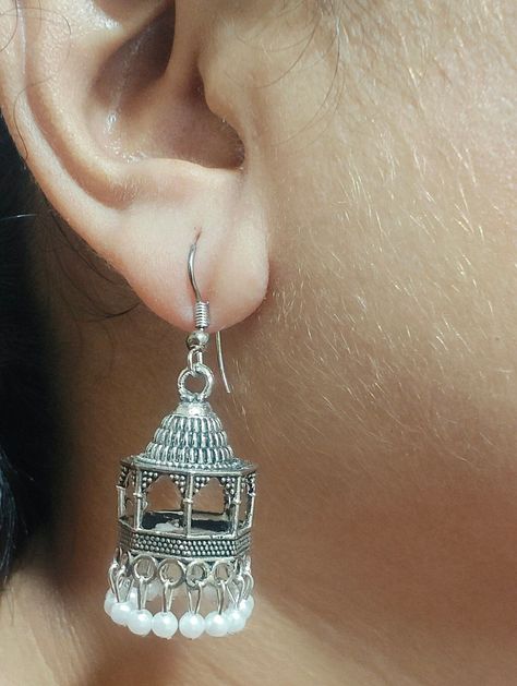 https://www.etsy.com/in-en/listing/1508330263/oxidized-jhumka-earrings-indian-temple?ref=listings_manager_grid Oxidized Jhumka, Indian Temple Architecture, Junk Jewelry, Temple Architecture, Earrings Aesthetic, Indian Temple, Earrings Indian, Jewelry Accessories Ideas, Indian Earrings