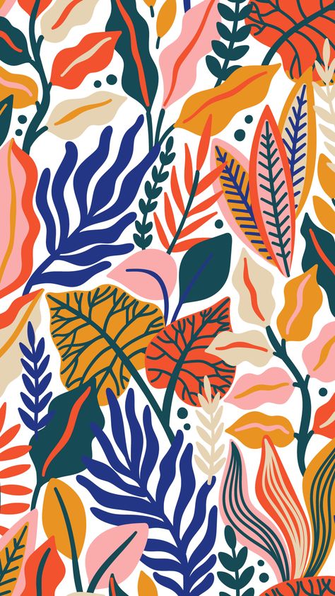 Elevate your digital illustrations with the enchanting MYSTERY GARDEN seamless pattern. Dive into a world of exotic tropical leaves, intricately woven into this versatile vector design. Perfect for commercial use and licensing, this stunning pattern will add a touch of paradise to your projects. Don't miss your chance to bring the mystery of the MYSTERY GARDEN into your creative realm - limited time offer! Mystery Garden, Tropical Prints Pattern, Bohemian Style Design, Tropical Garden Design, Artistic Wallpaper, Tropical Leaves Pattern, Gouache Illustrations, Tropical Design, Leaves Pattern