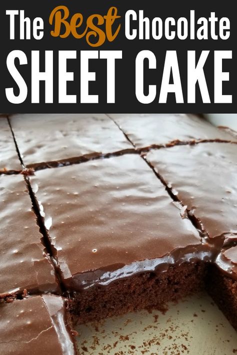 Texas Sheet Cake For Half Sheet Pan, Texas Sheet Pan Cake, Sheet Pan Chocolate Cake Recipe, Sheet Cake Recipes Chocolate, Chocolate Sheet Cake Recipes 9x13, Half Texas Sheet Cake Recipe, Half Sheet Chocolate Cake Recipe, The Most Delicious Cake, Texas Chocolate Cake