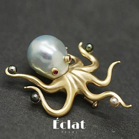 ”Embrace your inner ocean explorer with our 18K gold-plated octopus holding a rare Tahitian Pearl. What’s your sea-inspired pearl style secret? Share with #EclatSeaStyle for a chance to be our next feature! #EclatPearlUK #TreasureTrove“”Embrace your inner ocean explorer with our 18K gold-plated octopus holding a rare Tahitian Pearl. What‘s your sea- inspired style secret? Share with #EclatSeaStyle for a chance to be our next feature! #EclatPearlUK #TreasureTrove“ #pearl #pearls #jewelry #ba... Ocean Explorer, Simple Silver Jewelry, Pearls Jewelry, Sea Inspired, Tahitian Pearls, Octopus, Silver Jewelry, 18k Gold, Plating