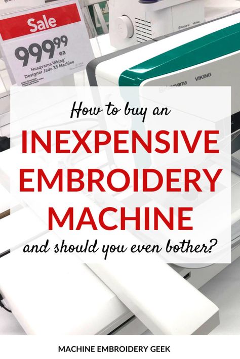 Simple Embroidery Machine, Best Embroidery Machine For Home Business, Embroidery Machines For Beginners, How To Use An Embroidery Machine, Machine Embroidery Business Ideas, Embroidery Machine For Beginners, Embroidery With Sewing Machine, Monogramming Machine, Machine Embroidery For Beginners