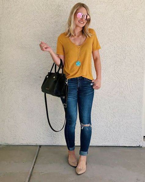 Mustard Yellow Shirt Outfit, February Photoshoot, Yellow Shirt Outfit, Warm Spring Outfits, Dresses Images, Shirt Outfit Ideas, Boston Outfits, Mustard Shirt, Yellow Outfits