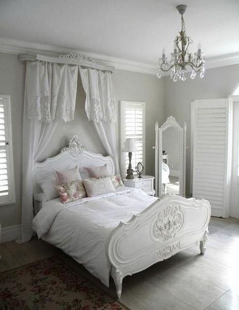 Country Bedroom Furniture, Chic Bedroom Design, Shabby Chic Decor Bedroom, Chic Bedroom Decor, Shabby Chic Stil, Shabby Chic Curtains, Shabby Chic Room, Romantic Shabby Chic, Shabby Chic Dresser