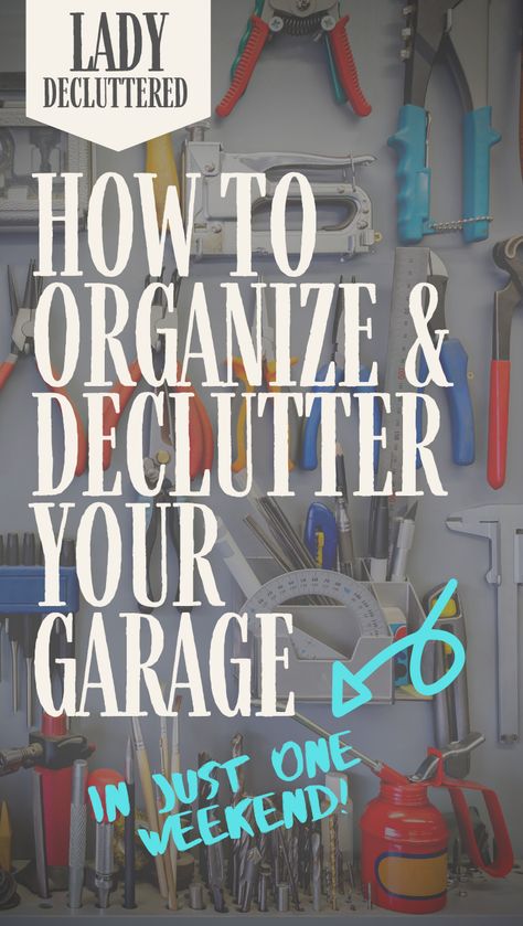 Easy Garage Storage, Garage Hacks, Storage Hacks Diy, Garage Organization Tips, Garage Organisation, Garage Workshop Organization, Clean Garage, Diy Organizer, Declutter And Organize