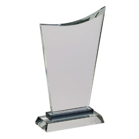 This unique glass wave-shaped trophy is a perfect modern style trophy with elegance. This piece is the most expensive and can be personalized using a variety of methods. Made with high-quality materials making it a great accent at home or even in your office. Features: Clear finish. Wave-shaped trophy. Glass constructed. Perfect for indoor decoration. Recommended for indoor use. Dimensions: 10.25"H x 2"W x 5.75"D. Material(s): glass Size: One Size. Glass Trophy, Glass Trophies, Medium Waves, Flower Background Design, Crystal Awards, Large Waves, Black Highlights, Wood Items, Indoor Decoration