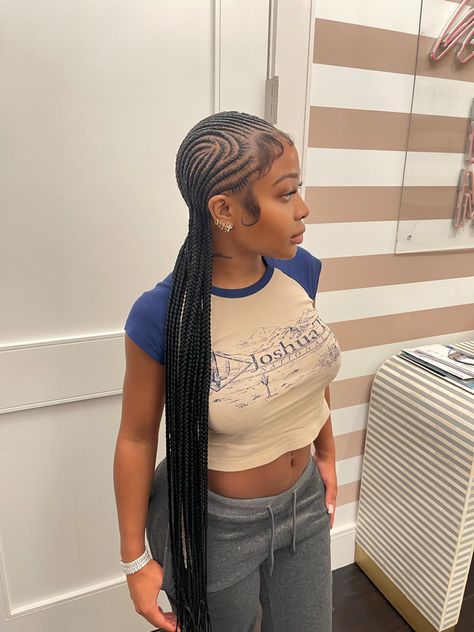 braids Cornrows Braids For Black Women, Braided Hairstyles For Black Women Cornrows, Twisted Hair, Feed In Braids Hairstyles, Braided Cornrow Hairstyles, Braids Hairstyles Pictures, Quick Braided Hairstyles, Protective Hairstyles Braids, Feed In Braid