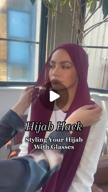 AbayaButh on Instagram: "Hijab Hack - Styling Your Hijab With Glasses! This style will avoid the glasses sticking our from the side 🙌🏻

Shop our Hijab Collection online at www.abayabuth.com" Hijab For Long Face, Hijab Tutorial With Glasses, Hijab With Glasses, Hijab Collection, Hijab Tutorial, Long Tail, On Instagram, Instagram