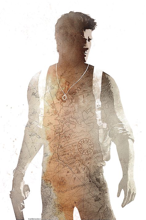 Question Everything — hellbladee: Uncharted: The Nathan Drake... Nathan Drake, Uncharted, Drake, The Man, A Man, Tattoos