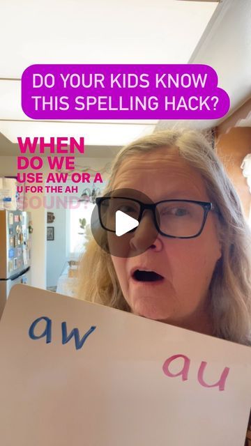 54K views · 2.5K likes | Sher Marshall on Instagram: "💡🧠 When do we use the AU or AW spelling for the sound of /o/?  🔥 Note: This is a generalization!  Typically we use the AW spelling at the end of a word or a syllable, and we use the AU spelling in the middle.  ⭐️ When the sound is followed by a single letter N or L, and we can use the AW spelling in the middle of a syllable, for example “awning” or “dawn”.   ⭐️ if there is another letter following N or L then it’s back to the AU spelling, as in “launch” or “vault”.   These generalizations (not rules) get kids in the habit of looking for the patterns. Eventually, they will have a mental map of the correct spelling including the exceptions.  💌Save this to show your kids!  #PhonicsForKids #EarlyLiteracy #LearnToRead #kindergartenmom #p Effective Spelling Instruction, Aw Sound Words, How To Teach Spelling, 2 Letter Words Kids, Spelling Rules For Kids, Aw Phonics, Teaching Spelling Rules, English Spelling Rules, Learn Spelling